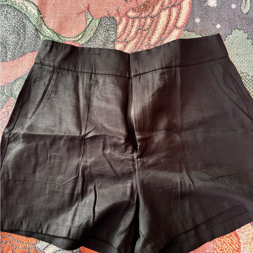 SHEIN Black High Waist Women's Shorts